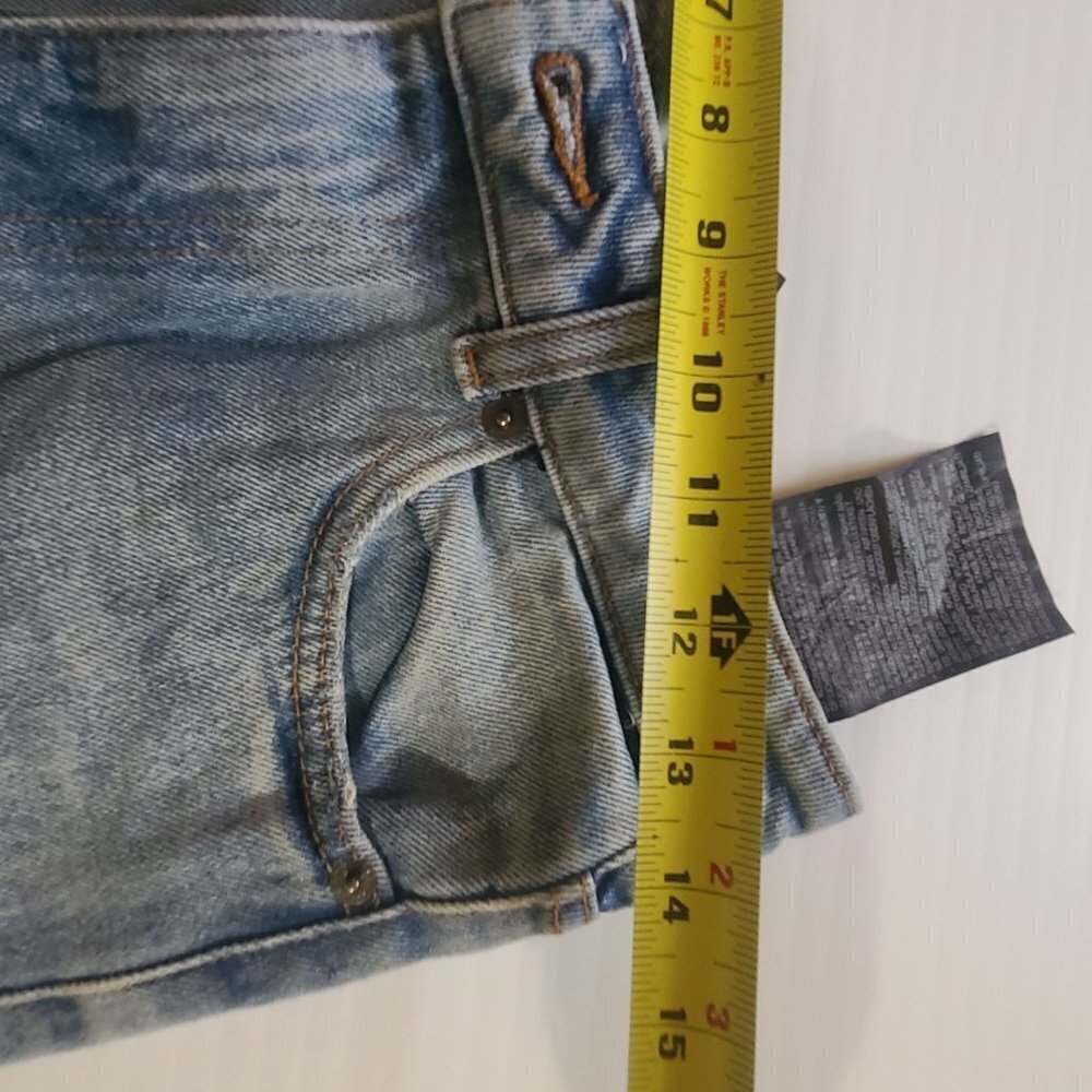 ZARA ZW HIGH-WAISTED WIDE LEG JEANS LIGHT BLUE SIZE 36 | 7223/040 - Picture 9 of 11